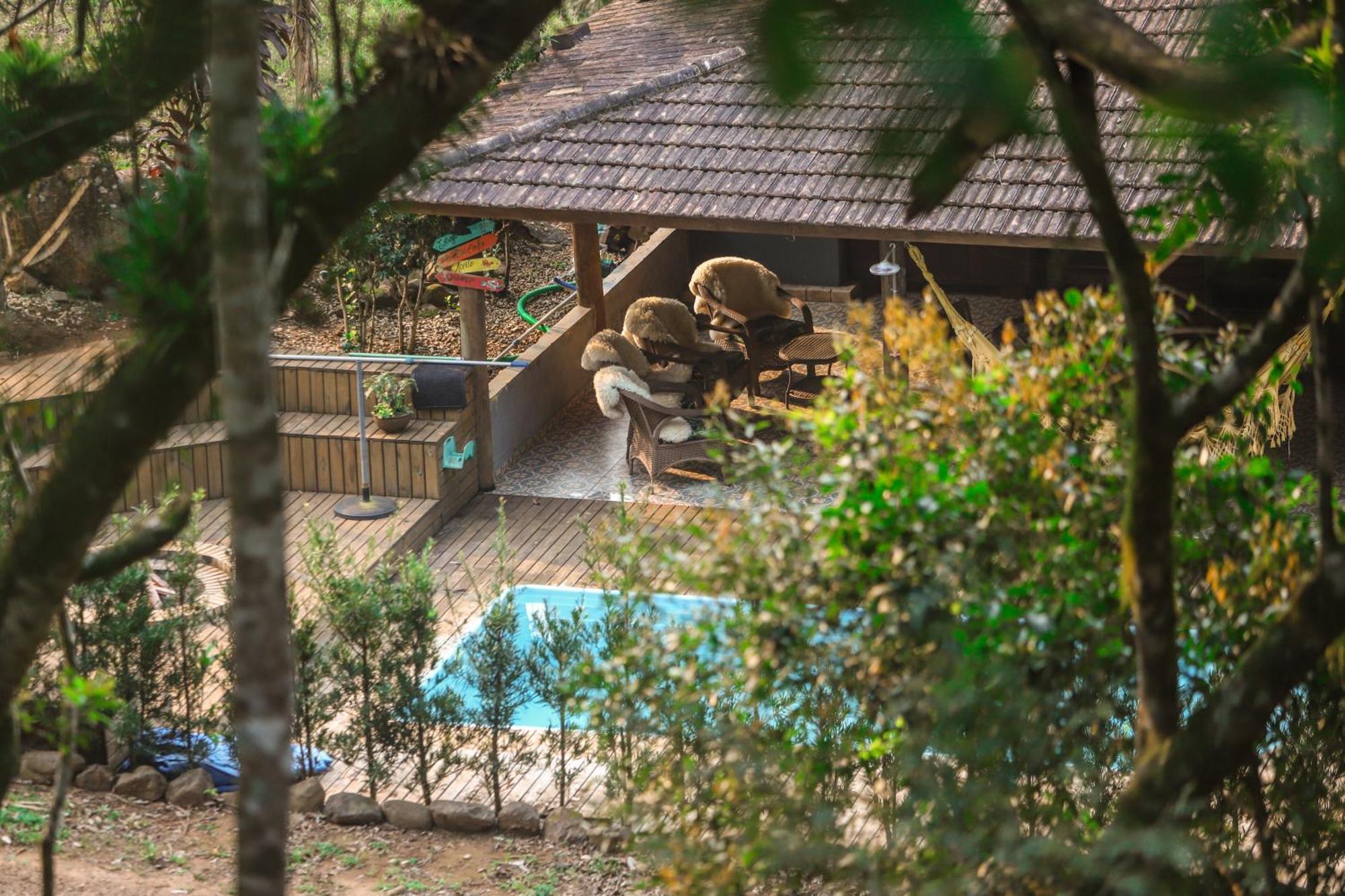 Chale Casa De Pedra, Vivenda Serra Velha, Chales De Montanha Timbe do Sul Εξωτερικό φωτογραφία