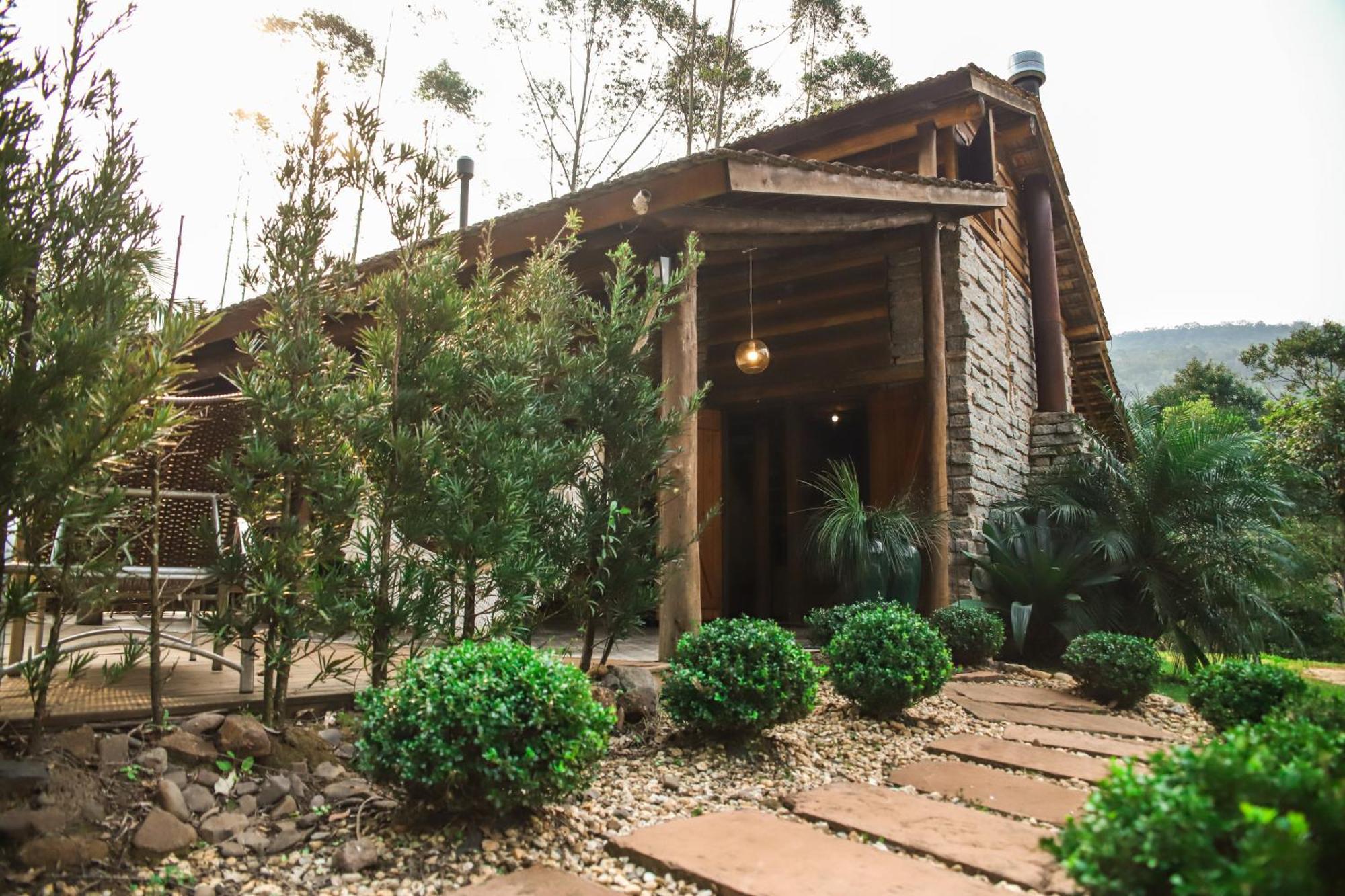 Chale Casa De Pedra, Vivenda Serra Velha, Chales De Montanha Timbe do Sul Εξωτερικό φωτογραφία