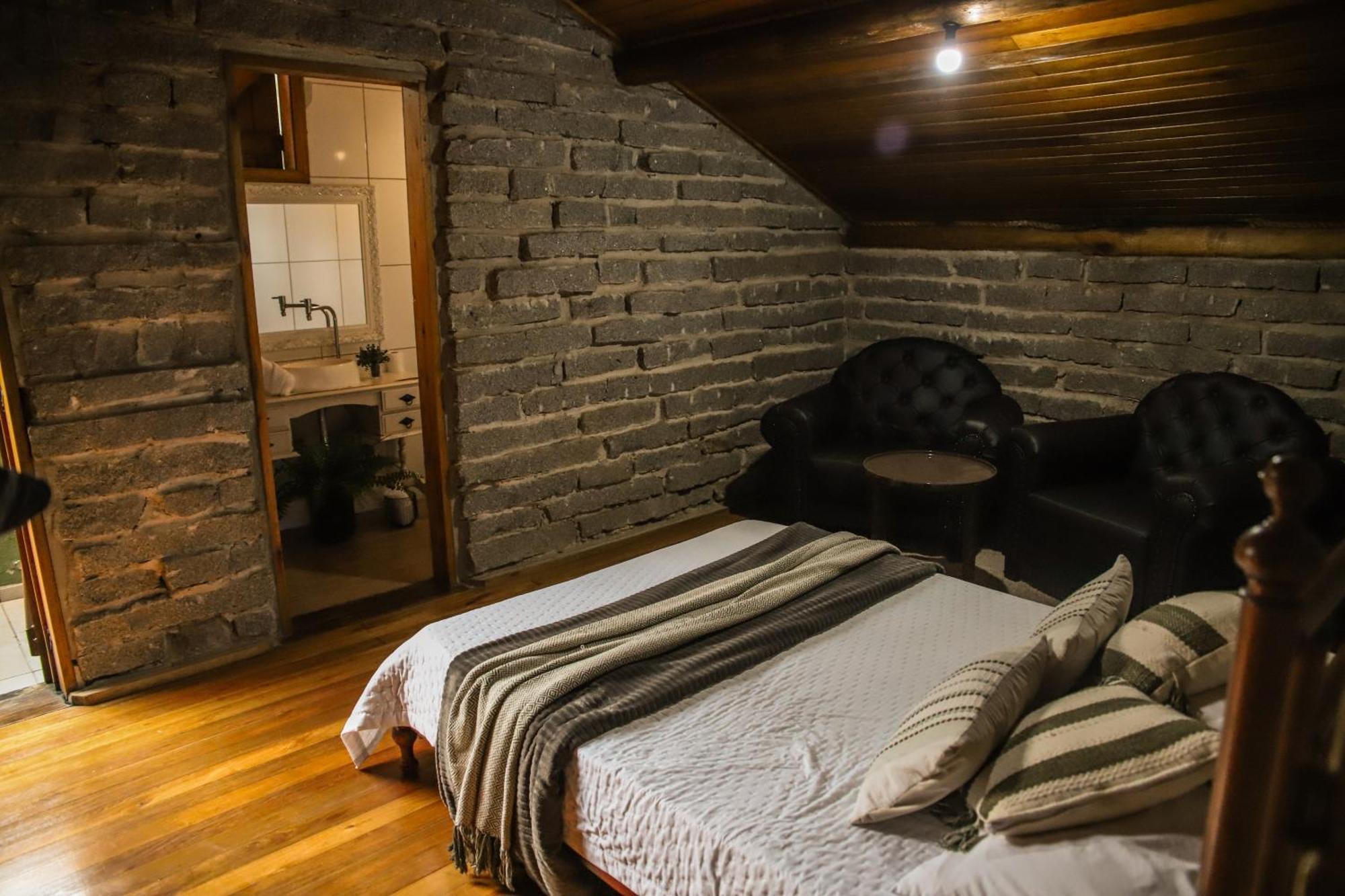 Chale Casa De Pedra, Vivenda Serra Velha, Chales De Montanha Timbe do Sul Εξωτερικό φωτογραφία